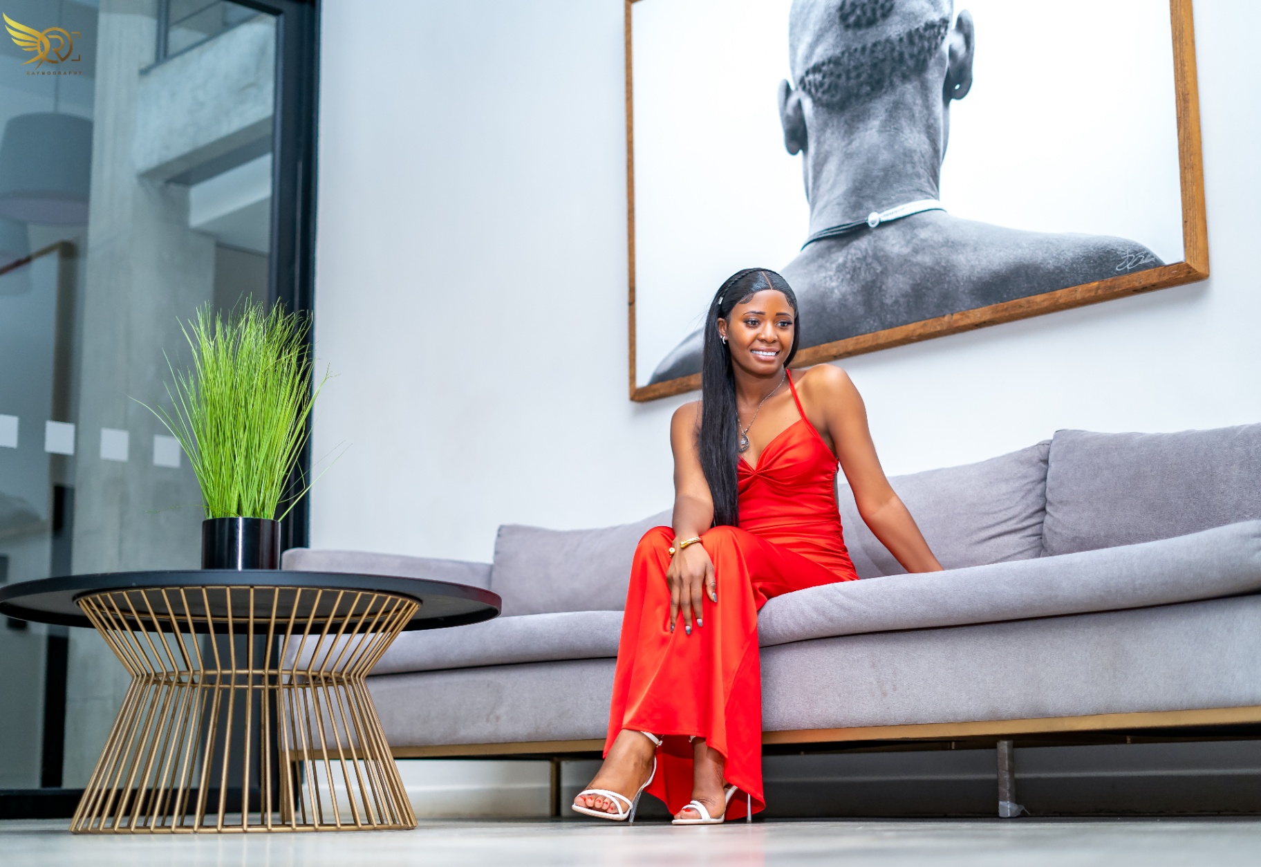 Editorial lounge portrait